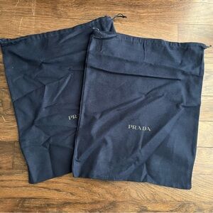 Prada Dark Navy Blue Storage Dust Shoe Bags